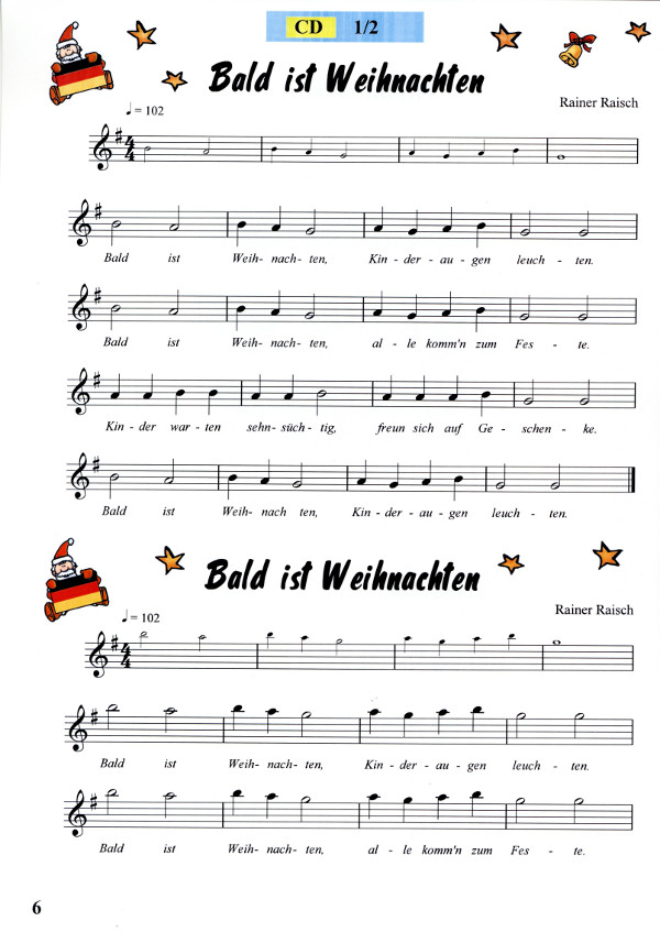 Christmas Crackers (Raisch) Traditionelle Weihnachtslieder für Flöte