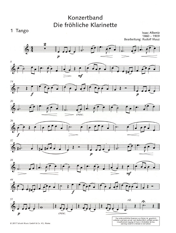 Die Fröhliche Klarinette - Trioheft 2 / Easy Pieces For Clarinet Trio